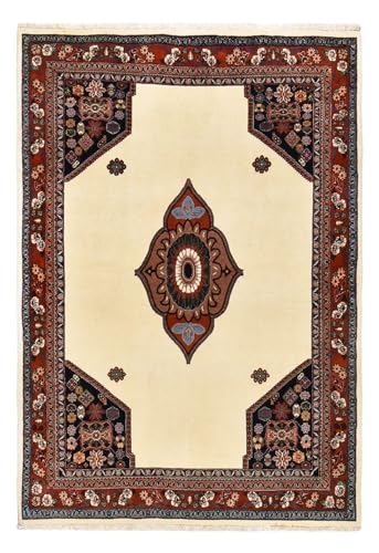Morgenland Gabbeh Teppich - 218 x 150 cm - Hellbeige von Morgenland
