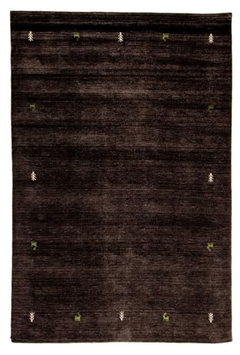 Morgenland Gabbeh Teppich - 295 x 203 cm - Dunkelbraun von Morgenland
