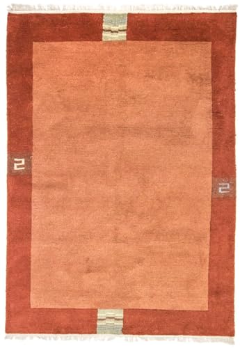 Morgenland Nepal Teppich - 240 x 170 cm - Terrakotta von Morgenland