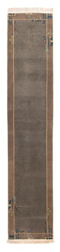 Morgenland Nepal Teppich - 330 x 74 cm - Silber von Morgenland