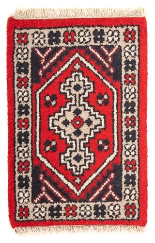 Morgenland Orientteppich - 60 x 40 cm - Dunkelrot Morgenland Orientteppich - 60 x 40 cm - Dunkelrot von Morgenland