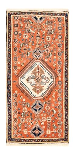 Morgenland Orientteppich - Nomadic - 124 x 64 cm - Orange von Morgenland