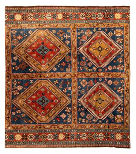 Morgenland Orientteppich - Nomadic - 210 x 180 cm - Dunkelblau von Morgenland