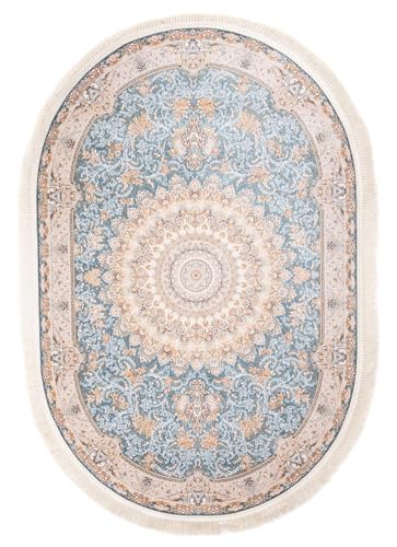 Morgenland Orientteppich - Suzan - Seegrün - Oval von Morgenland