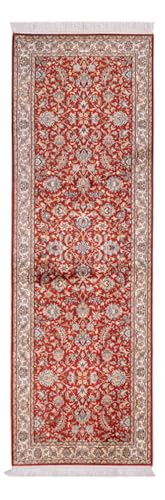 Morgenland Seidenteppich - 241 x 76 cm - Rot von Morgenland