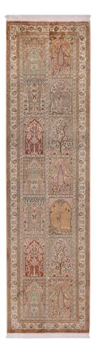 Morgenland Seidenteppich - 287 x 79 cm - Dunkelbeige Morgenland Seidenteppich - 287 x 79 cm - Dunkelbeige von Morgenland
