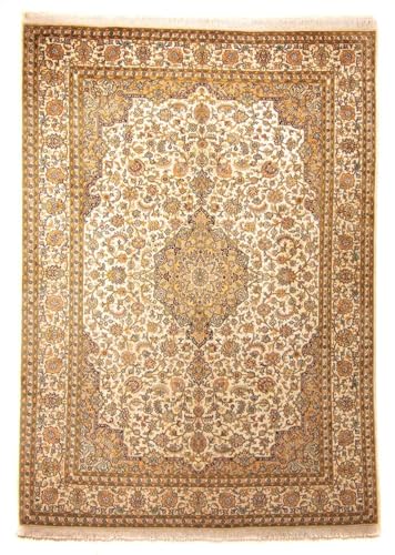Morgenland Seidenteppich - 302 x 215 cm - Beige von Morgenland