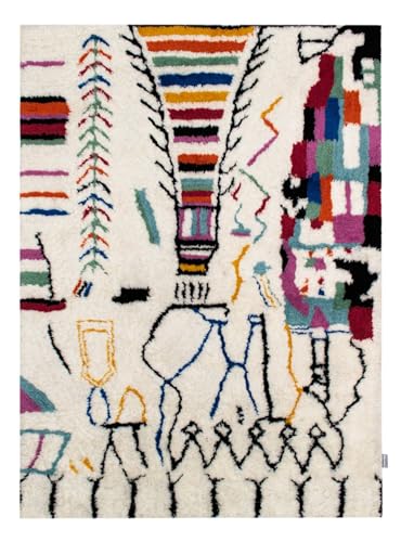 Morgenland Wollteppich - ColorfulMarrakesh - Bunt - Rechteckig von Morgenland