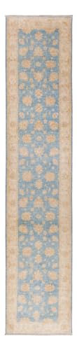 Morgenland Ziegler Teppich - 393 x 81 cm - Hellblau von Morgenland