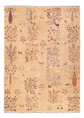 Morgenland Ziegler Teppich - Ariana - 241 x 171 cm - Hellbeige von Morgenland