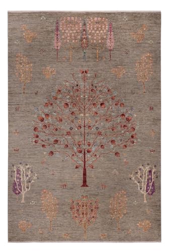 Morgenland Ziegler Teppich - Ariana - 302 x 202 cm - Taupe von Morgenland