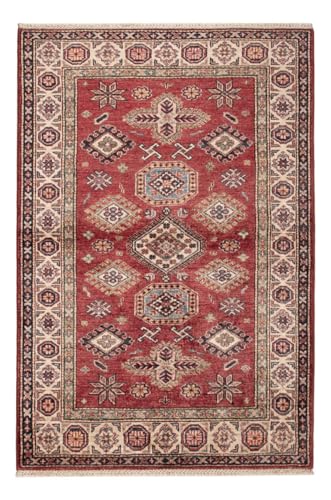 Morgenland Ziegler Teppich - Kazak - 151 x 100 cm - Rot von Morgenland
