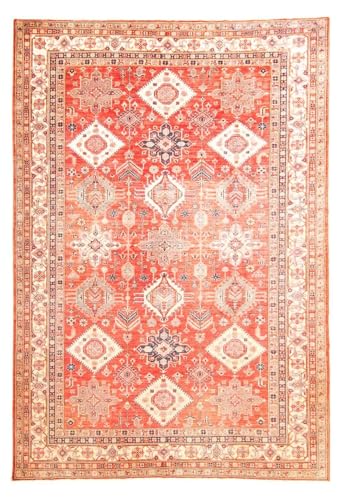 Morgenland Ziegler Teppich - Kazak - 316 x 220 cm - Hellrot von Morgenland