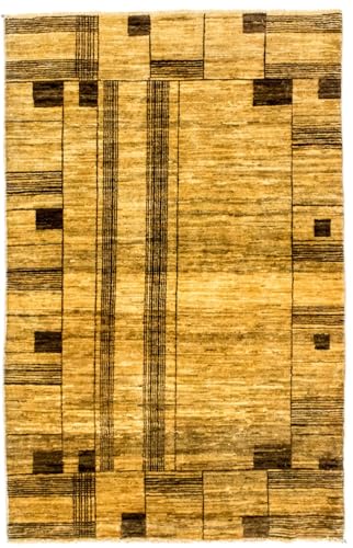 Morgenland Ziegler Teppich - Modern - 143 x 93 cm - Gelb von Morgenland