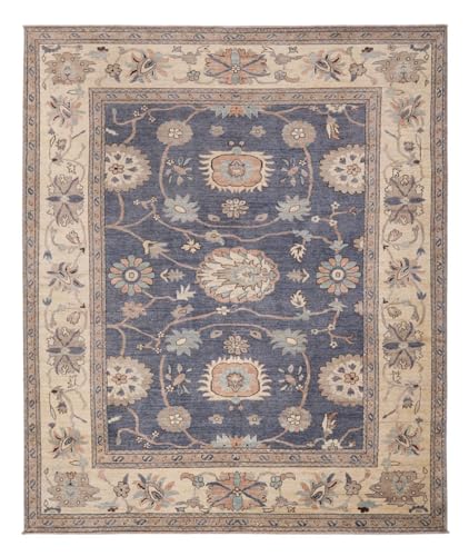 Morgenland Ziegler Teppich - Usak - 298 x 249 cm - Seeblau von Morgenland