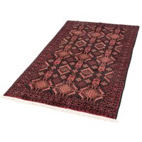 morgenland Hochflor-Läufer "Belutsch Durchgemustert Rosso chiaro 176 x 101 cm", rechteckig von Morgenland