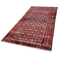 morgenland Hochflor-Läufer "Belutsch Durchgemustert Rosso chiaro 227 x 110 cm", rechteckig von Morgenland