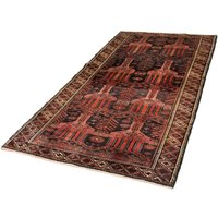 morgenland Hochflor-Läufer "Belutsch Durchgemustert Rosso chiaro 228 x 114 cm", rechteckig von Morgenland