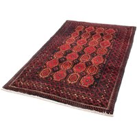 morgenland Hochflor-Läufer "Belutsch Durchgemustert Rosso scuro 185 x 110 cm", rechteckig von Morgenland