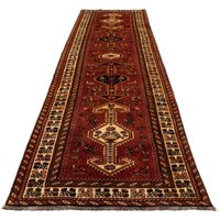 morgenland Hochflor-Läufer "Shiraz Medaillon Marrone 382 x 103 cm", rechteckig von Morgenland