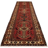 morgenland Hochflor-Läufer "Shiraz Medaillon Rosso chiaro 400 x 100 cm", rechteckig, Unikat mit Zertifikat von Morgenland