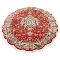 morgenland Orientteppich "Perser - Täbriz - Royal oval - 195 x 130 cm - rot", oval, Wohnzimmer, Handgeknüpft, Einzelstück mit Zertifikat von Morgenland