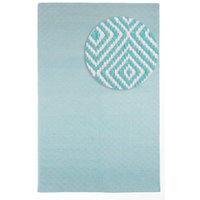morgenland Outdoorteppich "Läufer In- & Outdoor - Alef - türkis", rechteckig, 6 mm Höhe, In und Outdoor geeignet von Morgenland