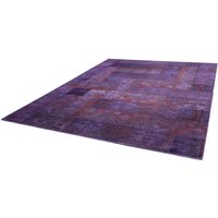 morgenland Teppich "Patchwork - 299 x 239 cm - lila", rechteckig von Morgenland