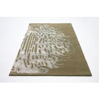 morgenland Wollteppich "Designer Teppich handgetuftet beige", rechteckig von Morgenland