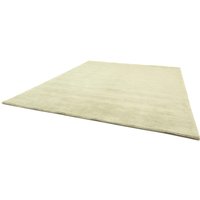 morgenland Wollteppich "Einfarbig Beige 240 x 80 cm", rechteckig von Morgenland