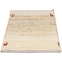 morgenland Wollteppich "Gabbeh - Loribaft Perser - 60 x 40 cm - beige", rechteckig von Morgenland