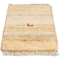 morgenland Wollteppich "Gabbeh - Loribaft Perser - 60 x 40 cm - beige", rechteckig von Morgenland