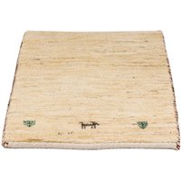 morgenland Wollteppich "Gabbeh - Loribaft Perser quadratisch - 45 x 40 cm - beige", quadratisch von Morgenland