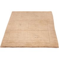 morgenland Wollteppich "Gabbeh - Loribaft Softy - 117 x 85 cm - hellbeige", rechteckig von Morgenland