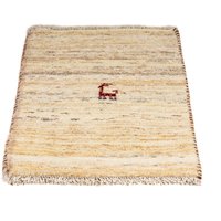 morgenland Wollteppich "Gabbeh - Perser - 60 x 40 cm - beige", rechteckig von Morgenland