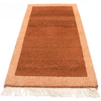 morgenland Wollteppich "Gabbeh Teppich handgeknüpft orange", rechteckig von Morgenland
