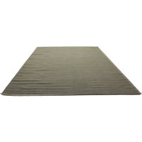 morgenland Wollteppich "KELIM FANCY UNI", rechteckig, 7 mm Höhe, reine Wolle, Wendbar, Einfarbig, Uni, Wohnzimmer von Morgenland