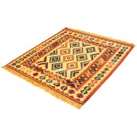 morgenland Wollteppich "Kelim - Oriental quadratisch - 103 x 100 cm - beige", quadratisch von Morgenland