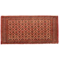 morgenland Wollteppich "Turkaman Teppich handgeknüpft orange", rechteckig von Morgenland
