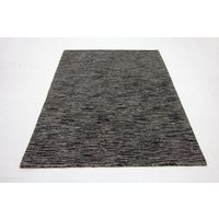 morgenland Wollteppich "Wollteppich Teppich handgetuftet schwarz", rechteckig von Morgenland