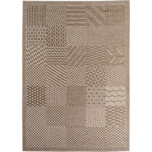 Morhane Ibiza Blo Teppich Indoor/Outdoor flachgewebe läufer 80x250cm beige von Morhane