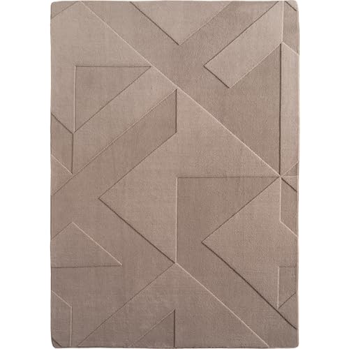 Morhane Pompei ARO Teppich kurzflor läufer 80x150cm beige von Morhane