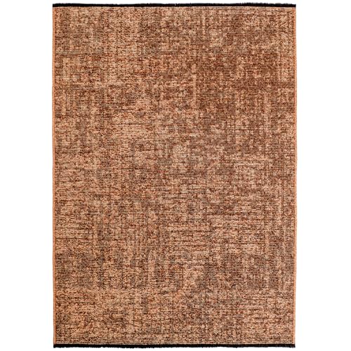 Morhane Space Teppich kurzflor läufer 80x150cm Kupfer von Morhane