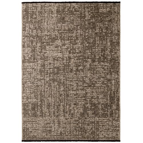 Morhane Space Teppich kurzflor läufer 80x150cm beige von Morhane
