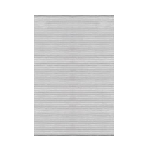 Morhane Style Lunix Teppich kurzflor läufer 80x250cm Silber von Morhane