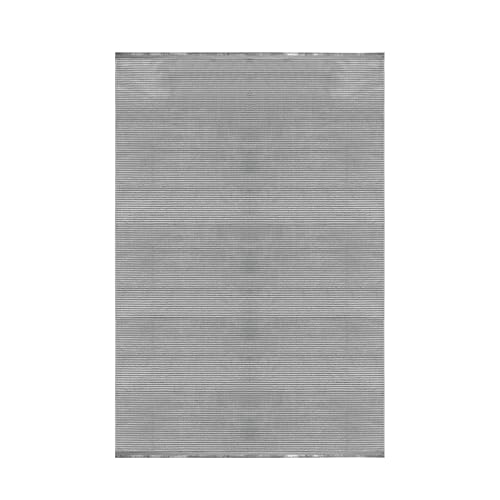 Morhane Style Lunix Teppich kurzflor läufer 80x250cm grau von Morhane