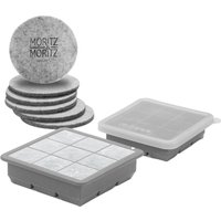 Moritz & Eiswürfelform eckig 2 er Set, Silikon Moritz & Eiswürfelform eckig 2 er Set, Silikon von Moritz & Moritz