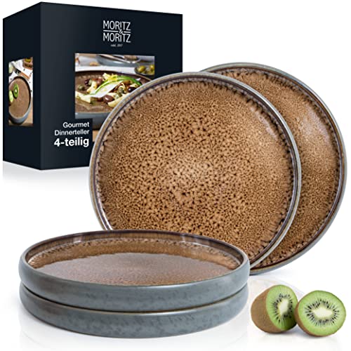 Moritz & Moritz SOLID 4x Speiseteller 26 cm - Steinzeug Teller Set - Geschirr Set zum Servieren Moritz & Moritz SOLID 4x Speiseteller 26 cm - Steinzeug Teller Set - Geschirr Set zum Servieren von Moritz & Moritz