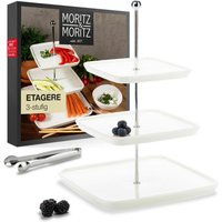 Moritz & Moritz Etagere weiß Porzellan H: ca. 35 cm von Moritz & Moritz