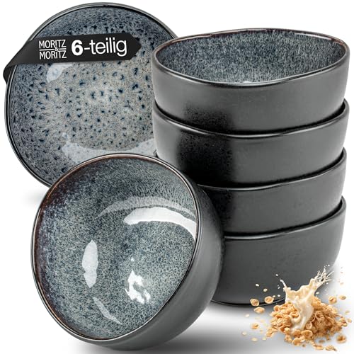 Moritz & Moritz ORGANIC Müslischalen Set 6-teilig Grau, Steingut Bowls im modernen Design, ca. 500 ml Füllmenge, einzigartiger Farbverlauf, robust und spülmaschinengeeignet Moritz & Moritz ORGANIC Müslischalen Set 6-teilig Grau, Steingut Bowls im modernen Design, ca. 500 ml Füllmenge, einzigartiger Farbverlauf, robust und spülmaschinengeeignet von Moritz & Moritz